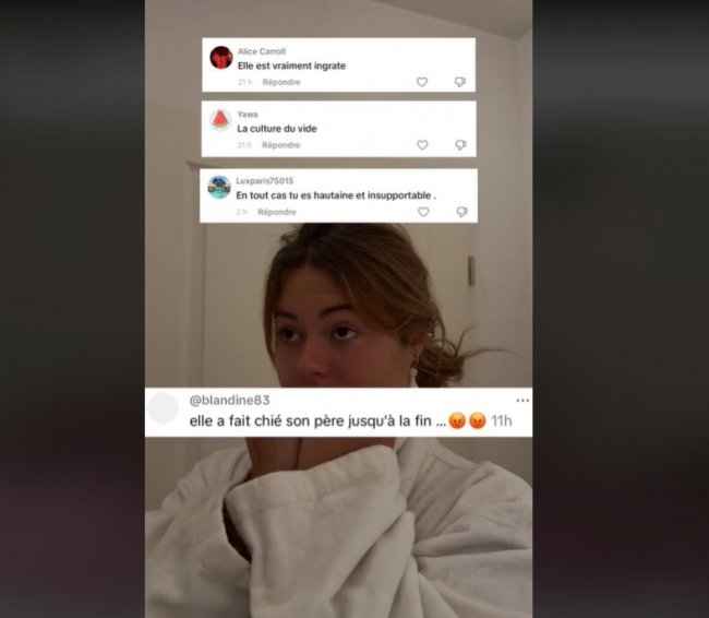 Elle réagit sur TikTok contre ses détracteurs