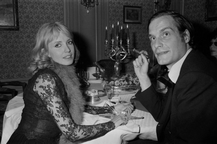Bulle Ogier et son époux en 1973