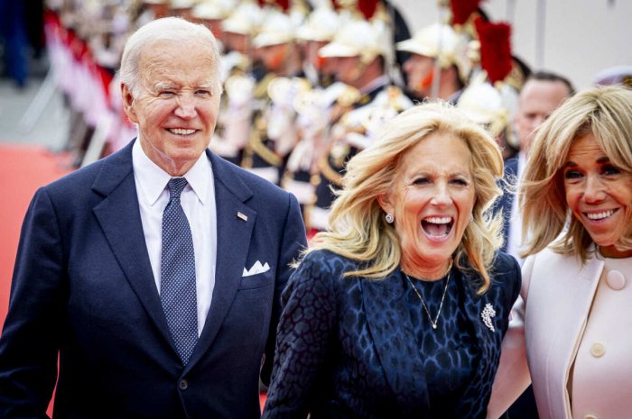 Avec Jill et Jo Biden