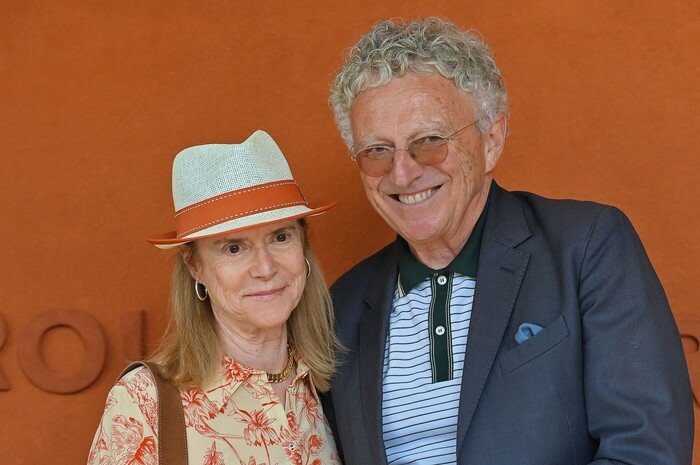 Nelson Monfort et son épouse Dominique