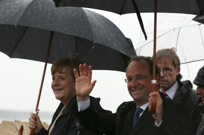  François Hollande visite l'Allemagne en 2014