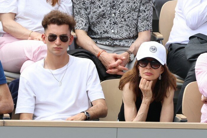 Anne Parillaud à Roland-Garros