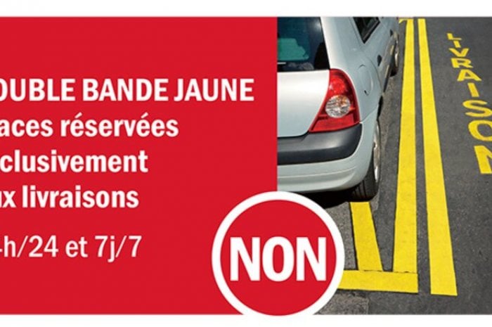 Infraction numéro 9 : stationnement sur place de livraison