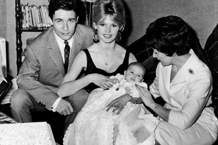 Brigitte Bardot et son fils