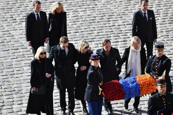 La famille du chanteur