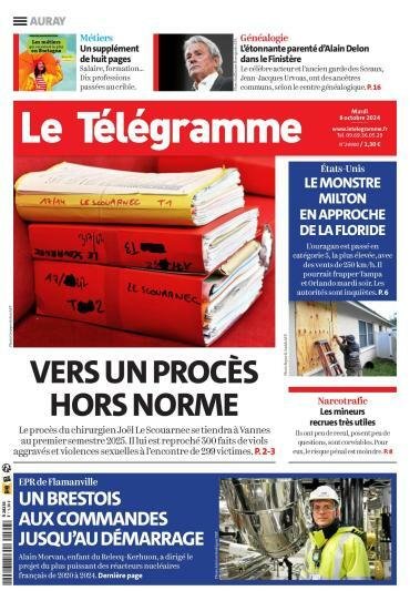 Une Le Télégramme 8 octobre