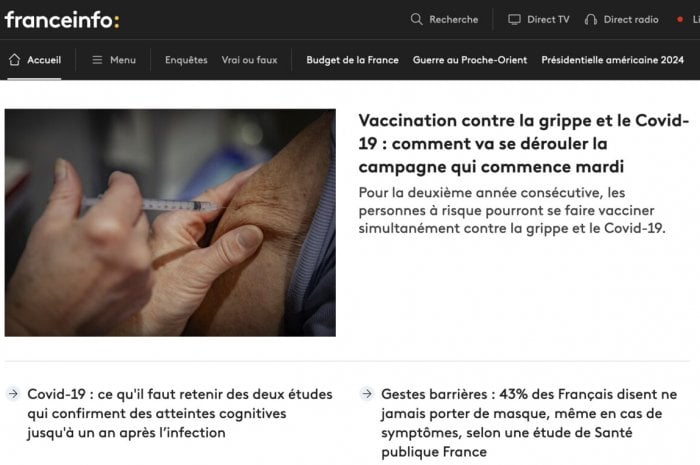 Covid : démarrage de la campagne de vaccination 