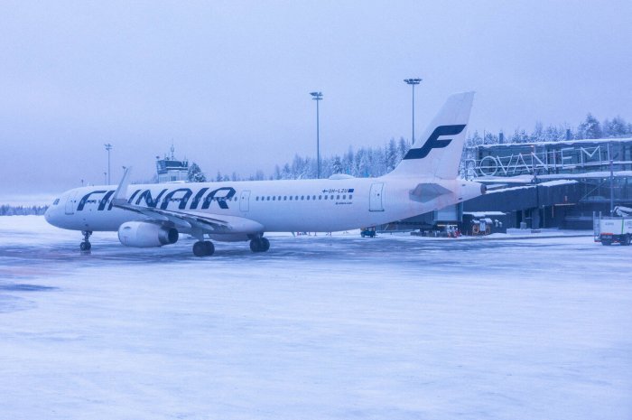 Finnair avion Rovaniemi Finlande