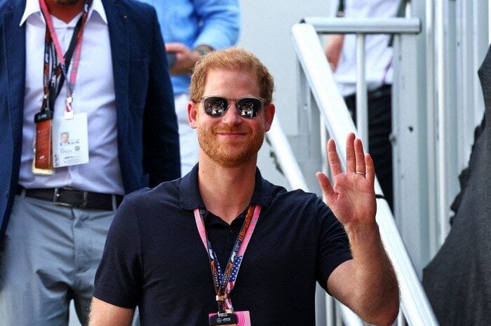 Le prince Harry en octobre 2023