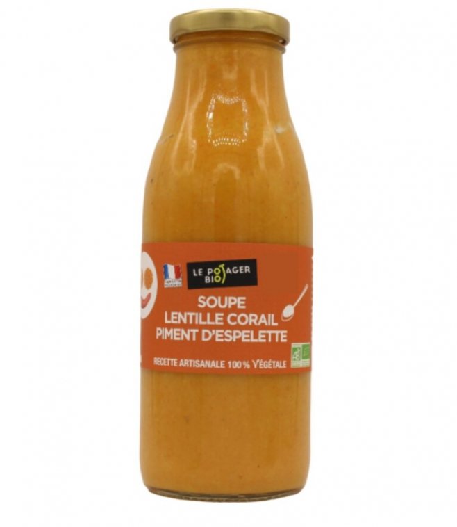 Rappel produit soupe lentilles corail Le Potager Bio