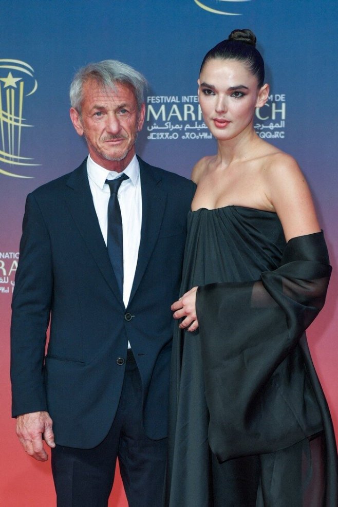 Le couple sur le tapis rouge