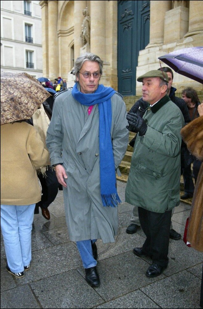 Le comédien Alain Delon