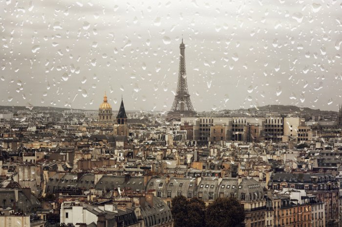 Pluie et nuages Paris