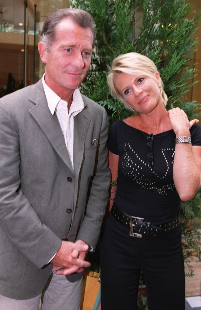 William Leymergie et Sophie Davant en 2001