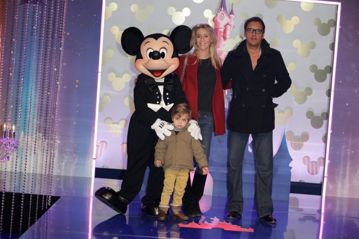 Dany Brillant en famille à Disneyland Paris