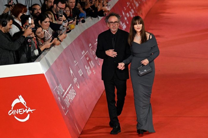 Le premier tapis rouge de Tim Burton et Monica Bellucci