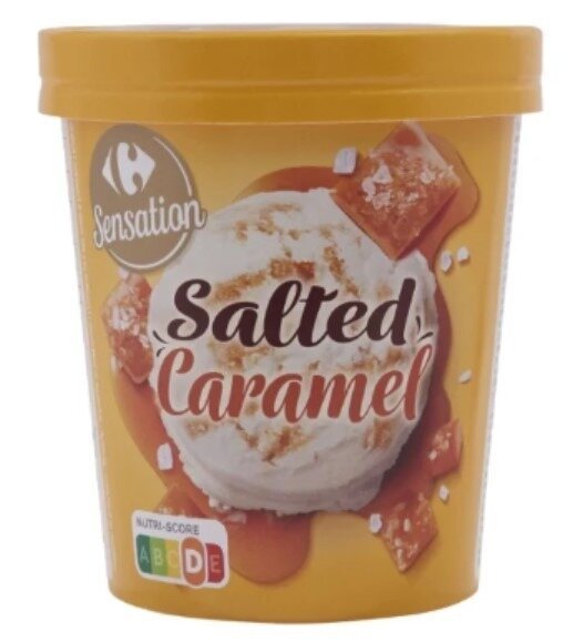 Pot de glace Salted Caramel 500 ml Carrefour Sensation