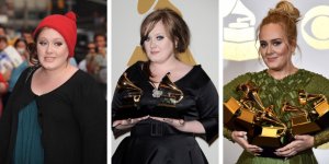 Photos : découvrez l'incroyable évolution physique de la chanteuse Adele 