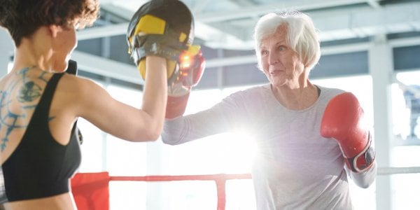 "On veut démocratiser la pratique de la boxe" : Deuxième Souffle, des séances de boxe adaptée en EHPAD