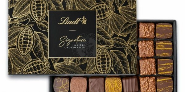 Nouveau best-seller cet hiver : Coffret Signature Lindt, un assortiment haut-de-gamme pour 30 euros !