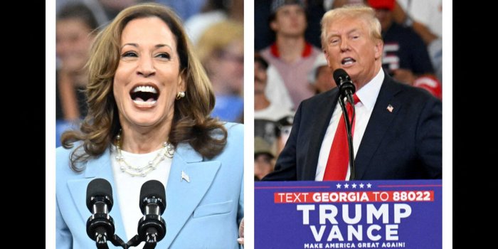 Présidentielle américaine : Kamala Harris et Donald Trump au coude-à-coude dans les sondages