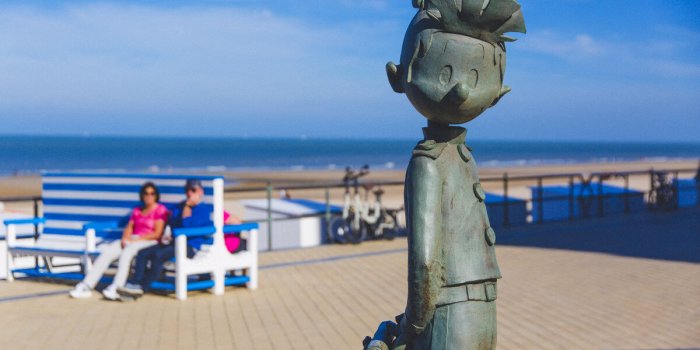 Statue de Spirou en Belgique