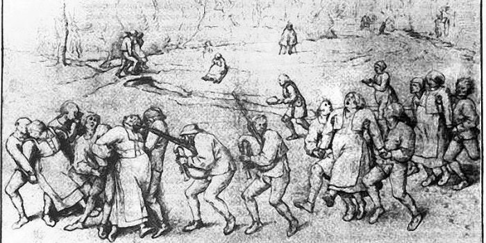 En 1518 à Strasbourg, une curieuse épidémie de peste fait danser les malades 
