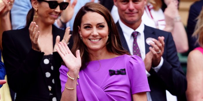 Kate Middleton fait une apparition remarqu&eacute;e &agrave; Wimbledon : la voici en images