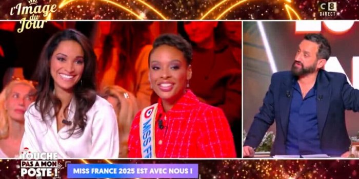 "Foutez là dehors !", Miss France 2025 débarque sur "TPMP", Cyril Hanouna veut faire virer une chroniqueuse et ses questions gênantes