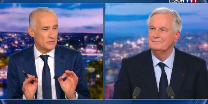 "Pourquoi voulez-vous que je démissionne ?", Gilles Bouleau recadré directement par Michel Barnier en plein JT de TF1