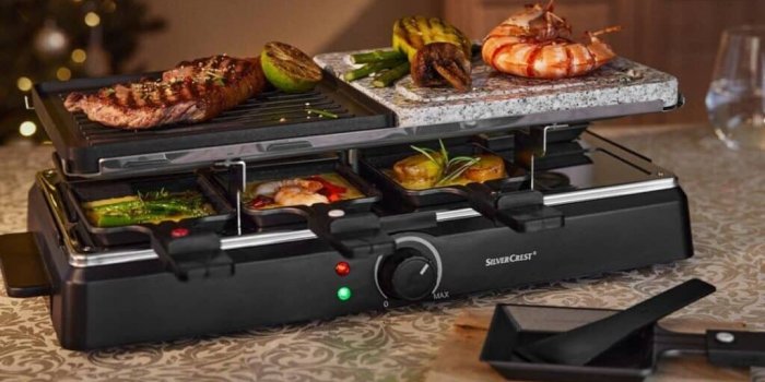 Nous avons trouvé le cadeau de Noël idéal pour les gourmands : Le grill raclette Lidl à 29,99 euros