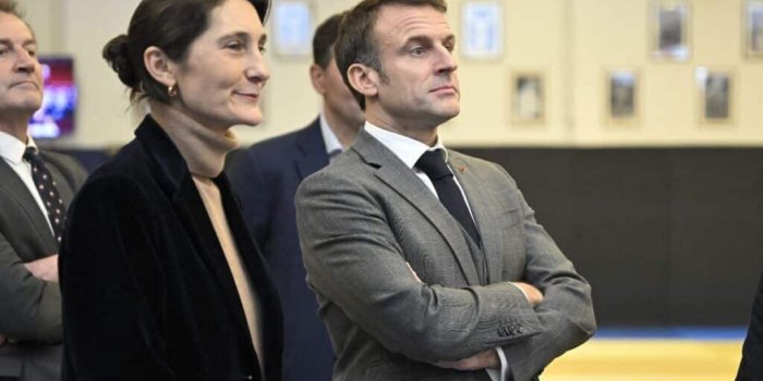 Cette photo d’Emmanuel Macron et Amélie Oudéa-Castera connaît un énorme succès : l’ »après » cérémonie Paris 2024 fait jaser