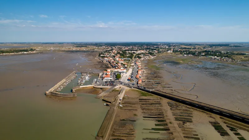 aerial view of the chapus point in charente maritime aerial view of the chapus point in charente maritime